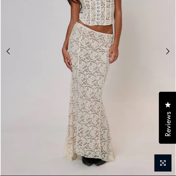 Jagger and Stone Freya Lace Maxi Skirt - Picture 1 of 6